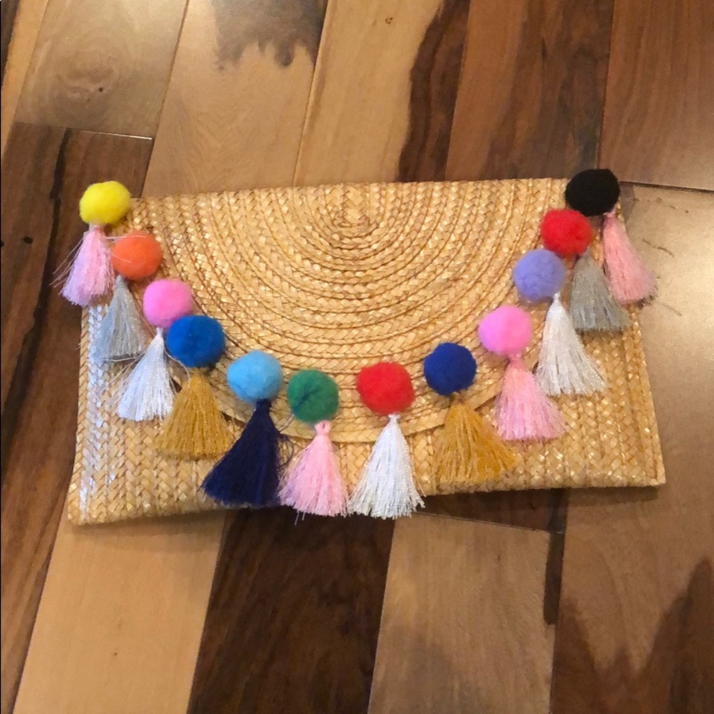 Wicker envelope clutch